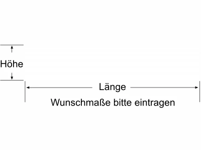 Durchlaufschutz für Glas mit Streifenverlauf - Ansicht Farbauswahl
