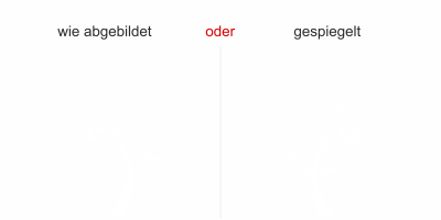 Fenstertattoo Fantasie Baum und Vögel - Ansicht Farbauswahl