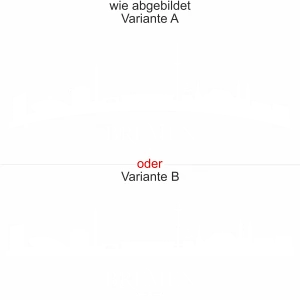 Fensteraufkleber Bremen - Ansicht Ausrichtung mit Farbauswahl und Variante