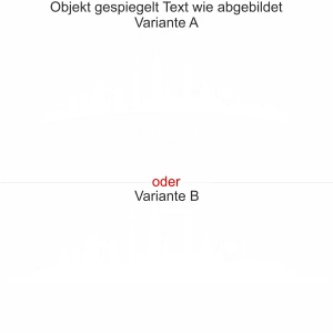 Glasfolien Aufkleber London Skyline - Ansicht Ausrichtung mit Farbauswahl und Variante