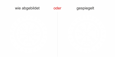 Fensterdekor Nordischer Kompass - Ansicht Farbauswahl