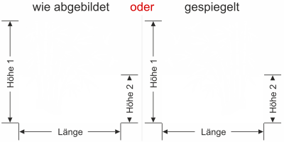 Fensterfolie Bambus und Vögel - Ansicht Ausrichtung mit Farbauswahl und Anleitung zur Größenberechnung - Vorschlag 1