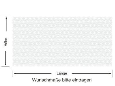 Sichtschutzfolie Lebensblume 10 | Druck Wunschfarbe