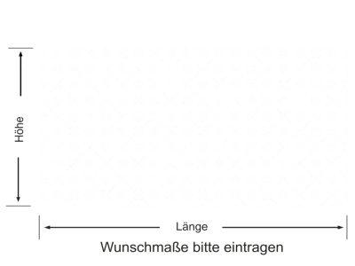Fensterfolie Musselin Optik 5 cm - Ansicht Farbauswahl