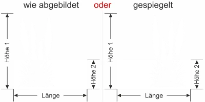 Fensterfolie Pampasgras mit Zierwedel - Ansicht Ausrichtung mit Farbauswahl und Anleitung zur Größenberechnung - Vorschlag 1