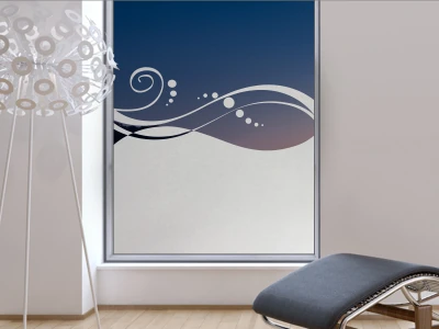 Blickschutzfolie für Glas Design