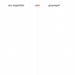 Fensterdeko Kirschblüte - Ansicht Ausrichtung und Farbauswahl