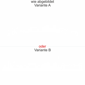 Aufkleber für Glas Skyline von Berlin - Ansicht Ausrichtung mit Farbauswahl und Variante
