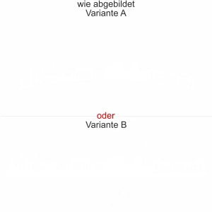 Aufkleber für Glas Skyline von Berlin - Ansicht Ausrichtung mit Farbauswahl und Variante