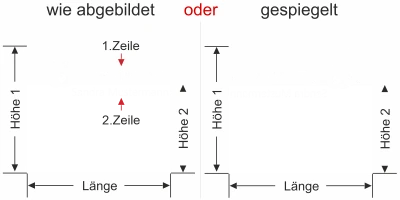 Glasdekorfolie Tierarztpraxis - Ansicht Farbauswahl