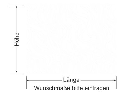 Milchglasfolie mit Wellenmuster