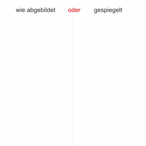 Glassticker Monstera - Ansicht Farbauswahl