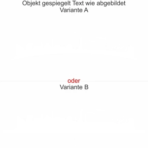 Glasdesign Kiel- Aufkleber Glas Kiel - Ansicht Ausrichtung mit Farbauswahl und Variante