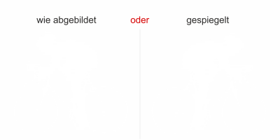 Glasdesign Rennrad - Ansicht Wunschfarbe