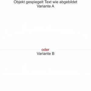 Glassticker Hamburg - Ansicht Ausrichtung mit Farbauswahl und Variante