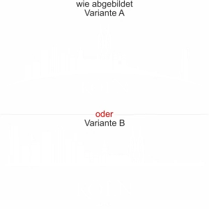 Glassticker Köln - Ansicht Ausrichtung mit Farbauswahl und Variante