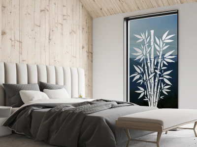 Glastattoo Bambusstrauch