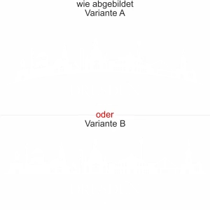 Glastattoo Dresden mit Dresdner Skyline als Aufkleber für Glas - Ansicht Ausrichtung mit Farbauswahl und Variante