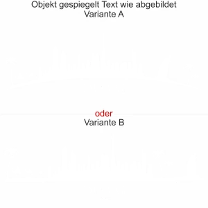 Glastattoo Dubai Skyline - Ansicht Ausrichtung mit Farbauswahl und Variante