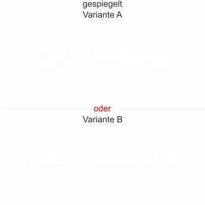 Glastattoo Duisburg Skyline - Ansicht Ausrichtung mit Farbauswahl und Variante