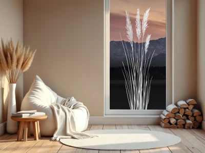 Glastattoo Grashalme