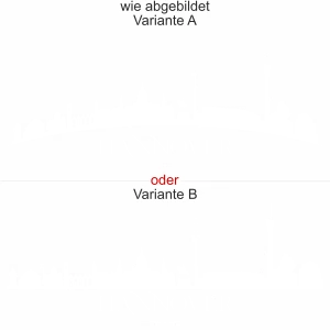 Glastattoo Hannover - Ansicht Ausrichtung mit Farbauswahl und Variante