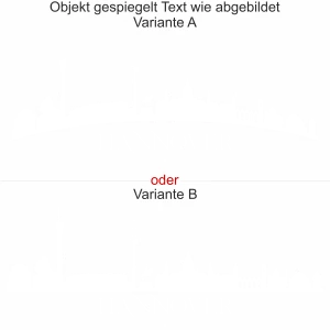 Glastattoo Hannover - Ansicht Ausrichtung mit Farbauswahl und Variante