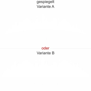 Glastattoo Istanbul Skyline - Ansicht Ausrichtung mit Farbauswahl und Variante