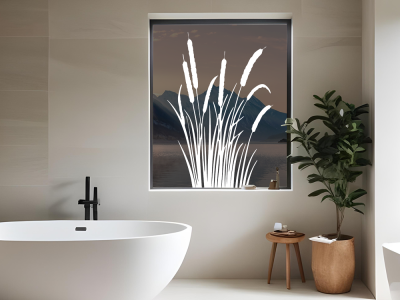 Glastattoo Kolbenschilf - Ansicht Farbauswahl