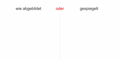 Glastattoo Kompass Vegvísir - Ansicht Farbauswahl