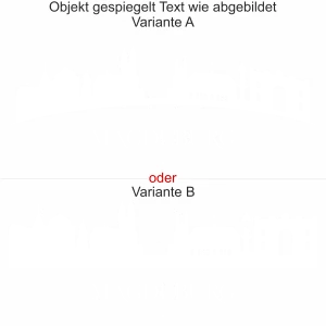 Glastattoo Magdeburg - Ansicht Ausrichtung mit Farbauswahl und Variante