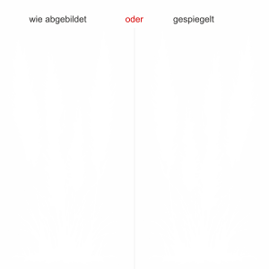 Glastattoo Pampasgras mit Zierwedel - Ansicht Ausrichtung mit Farbauswahl