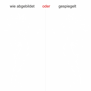 Glastattoo Seepferdchen