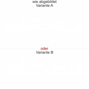 Glastattoo Venedig - Ansicht Ausrichtung mit Farbauswahl und Variante