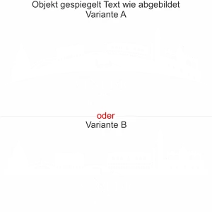 Glastattoo Venedig - Ansicht Ausrichtung mit Farbauswahl und Variante
