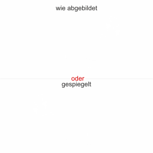 Glastattoo Willkommen - Ansicht Ausrichtung mit Farbauswahl