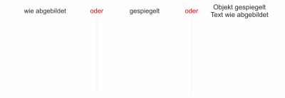 Glasdekor Windrose - Ansicht Farbauswahl