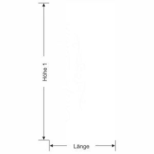 Glastür Sichtschutzfolie Carpe Diem - Ansicht Ausrichtung und Farbauswahl