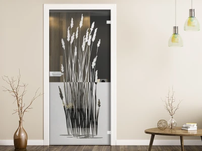 Sichtschutzfolie Elegantes Gräsermeer