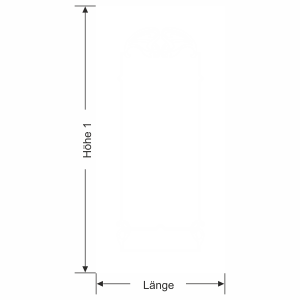 Glastür Sichtschutzfolie Jugendstil- Ansicht Ausrichtung und Farbauswahl