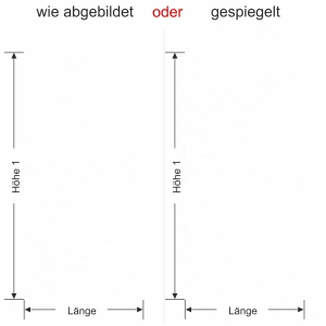 Glastür Sichtschutzfolie Reptilia  - Ansicht Ausrichtung und Farbauswahl