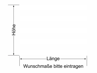 Glastürfolie Streifen 10/10 cm