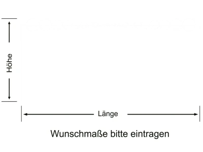 Milchglasfolie Kreisdekor - Ansicht Farbauswahl und Anleitung zur Größenberechnung