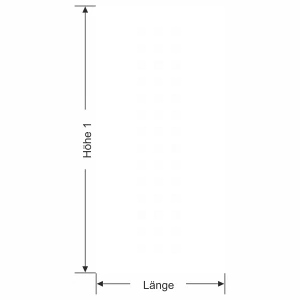 Milchglasfolie Quadrate - Ansicht Farbauswahl und Anleitung zur Größenberechnung
