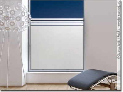 Milchglasfolie Streifenverlauf 12/1