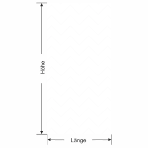 Milchglasfolie Zickzackmuster - Ansicht Farbauswahl