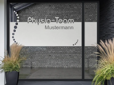 Fensteraufkleber Praxis