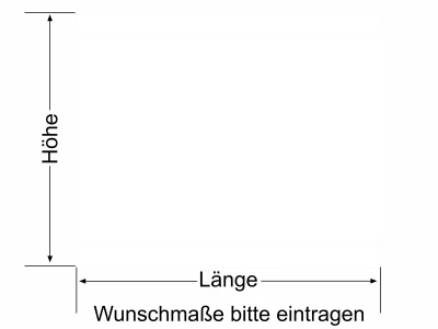 Sichtschutz Verlängerung zwei Streifen