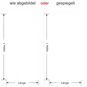 Sichtschutz Verspielte Ecken - Ansicht Farbauswahl