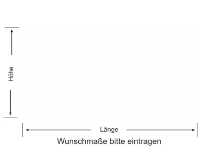 Milchglasfolie Geometrische Würfel auf Fenster  - Ansicht Farbauswahl und Anleitung zur Größenberechnung